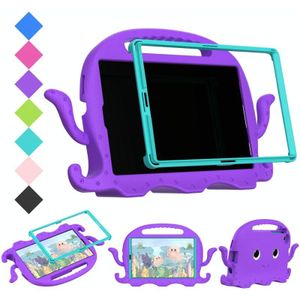 Voor Samsung Galaxy Tab A7 Lite 8.7 T220 / T225 Octopus Eva + PC Tablet Case met riem