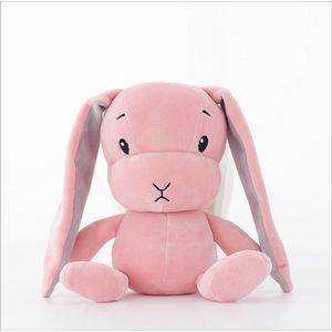 Blijf schattig konijn pluche speelgoed konijn Doll Baby Sleep speelgoed  hoogte: 50CM (roze)