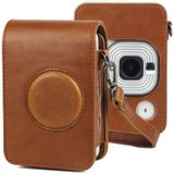 Full Body Camera Retro PU lederen tas met riem voor Fujifilm Instax Mini Liplay