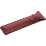 HQ21 Crazy Horse textuur Apple pencil plug-in capacitieve pen beschermende case voor iPad Pro  met cover pen geval (rood)