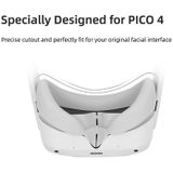 Voor PICO 4 Hifylux PC-PF26 siliconen oogmasker VR-bril Zweetbestendige verduisteringshoes (grijs wit)