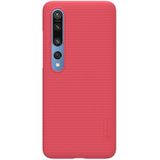 Voor Xiaomi Mi 10 5G / Mi 10 Pro 5G NILLKIN Frosted Concave-convex Texture PC Case(Rood)