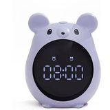 Elf Muis Wekker Countdown Learning Time Management Student en Kind Cartoon Clock (Blauw)