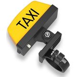 Motorfiets Gemodificeerde Persoonlijkheid Taxi Motorlicht Elektrische Auto Helm Decoratieve waarschuwingslampje  Specificatie: Normaal helder