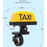 Motorfiets Gemodificeerde Persoonlijkheid Taxi Motorlicht Elektrische Auto Helm Decoratieve waarschuwingslampje  Specificatie: Normaal helder