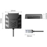 ORICO UTS1 USB 3.0 2 5-inch SATA HDD-adapter met 12V 2A voedingsadapter  kabellengte: 1 m (UK-stekker)