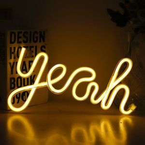 LED YEAH Neon Lights Slaapkamer Decoration Nachtlampje (warm licht)