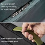 POFOKO E550 13 inch draagbare waterdichte polyester laptop handtas met koffer gordel (groen)