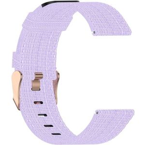 Voor Huawei B5 nylon band (licht paars)