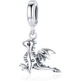 S925 Sterling Silver Hanger Drogon Dinosaur Charm DIY Bracelet Accessoires