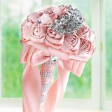Bedrijf van de bruiloft bloemen bruids boeket accessoires bruidsmeisje Rhinestone partij bruiloft decoratie benodigdheden (Europees goud)