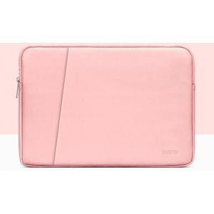 BAONA BN-Q001 PU lederen laptoptas  kleur: dubbellaags roze  grootte: 16/17 inch