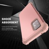 Voor Samsung Galaxy A71 5G PC + Siliconen Driedelige Shockproof Protection Case (Rose Gold)