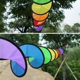 Buiten spiraal Rainbow strip tent ornament