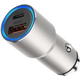 ACC-198 PD 20W + QC3.0 38W Dual Ports Metal Car Charger