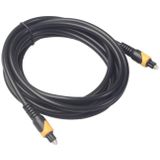 QHG01 SPDIF Toslink PVC Double Color Optische Audio Kabel  Lengte: 3m