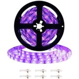 3528 SMD UV Paars Licht Strip Epoxy LED-lamp Decoratieve Lichtstrip  Stijl: Waterdicht 10m (Britse Plug)