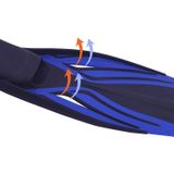 Zwemvrije duikvinnen Siliconen Flippers Duikuitrusting  Grootte:XL(45-46)(Transparant Zwart)