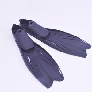 Zwemvrije duikvinnen Siliconen Flippers Duikuitrusting  Grootte:XL(45-46)(Transparant Zwart)