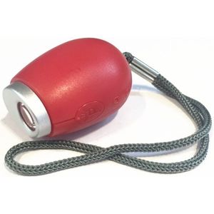 Draagbare digitale projectie alarm klok mini projector LED klok Carry time zaklamp klok met hangende touw (rood)