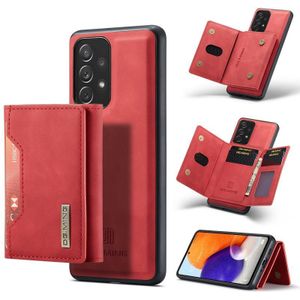 Voor Samsung Galaxy A73 5G DG.MING M2 Serie 3-voudige Multi Card Bag + Magnetic Phone Case