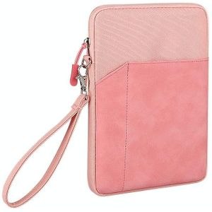 Voor 8 inch of onder tablet ND00S Vilt Sleeve Protective Case Inner Carrying Bag (Roze)