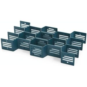 5 stks TM19009 Laden Storage Separator Retracteerbare Lade Divider (Navy Blue)