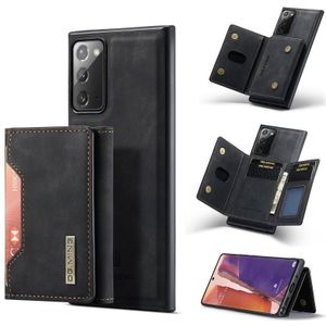 Voor Samsung Galaxy Note20 DG.MING M2 Serie 3-voudige multi-kaarttas + magnetische achterkant schokbestendig geval met portefeuille en houderfunctie