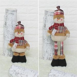 CX17131 Sneeuwpop schaalbaar poppenraam ornament kerstversiering