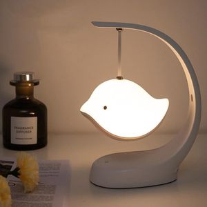 Bird Speaker Night Light Slaapkamer Nachtkastje Muziek Bureaulamp  Stijl: Basic