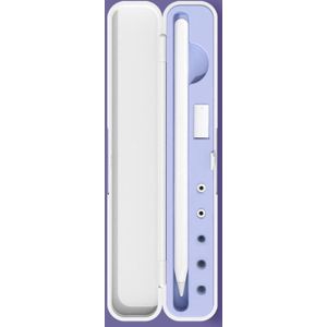 Siliconen Stylus Protection Box Box voor Apple Potlood 1/2  Specificatie: 8mm (Clove Purple)
