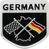 Auto-Styling Duitse vlag patroon Random decoratieve Sticker