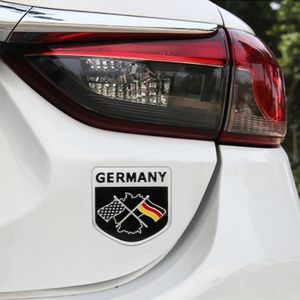 Auto-Styling Duitse vlag patroon Random decoratieve Sticker