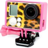 TMC Hoogwaardig statief Houder Frame / behuizing voor GoPro Hero 4 / 3 + 3 HF191 (roze)