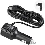 H519 Autolader Driving Recorder Power Cord Dual USB met Display Oplaadleiding  Specificatie: Mini Links Elbow