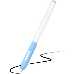 Voor Apple Pencil 2 antislip anti-val doorschijnend gesegmenteerd etui