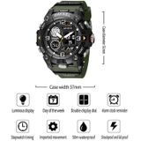 SMAEL 8055 grote wijzerplaat sport buiten waterdicht lichtgevend multifunctioneel elektronisch horloge