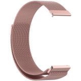 Voor Huawei Horloge 3/3 Pro 22mm Milanese Loop Vervanging Strap Horlogeband (Rose Pink)