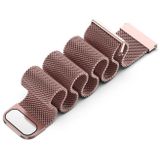 Voor Huawei Horloge 3/3 Pro 22mm Milanese Loop Vervanging Strap Horlogeband (Rose Pink)