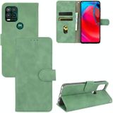 Voor Motorola Moto G Stylus 5G effen kleur huid voelen magnetische gesp horizontale flip kalf textuur PU lederen geval met houder en kaart slots &portemonnee (groen)