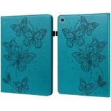 Voor Huawei Mediapad M5 Lite 10 Inch Relif Butterfly Patroon Horizontale Flip Lederen Tablet Case