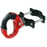 2 stks voor Ninebot MAX G30 Scooter Accessoires Aluminium Haak Haak Haak  Specificatie: Enkele haak (zwart rood)