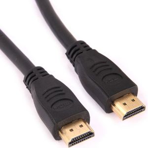 50cm HDMI 19 Pin Male naar HDMI 19Pin Male kabel  1.3 versie  steun HD TV / Xbox 360 / PS3 enz (zwart + goud geplateerde)