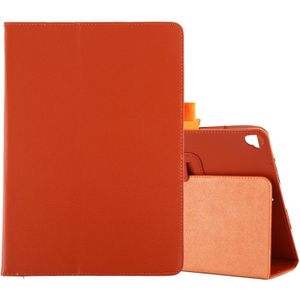 Voor iPad 10 2/10 5 Litchi textuur horizontale Flip lederen draagtas met houder (oranje)