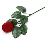 2 PC'S Red Rose Velvet trouw ring vak Gift Box Valentines engagement vak sieraden verpakking doos