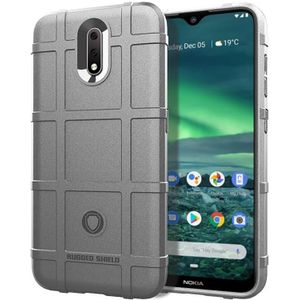 Voor Nokia 3.2 Full Coverage Shockproof TPU Case (Grijs)