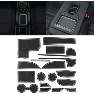 Auto water Cup poort slot matten kunststof wit lichtgevende anti-slip interieur deur pad voor Mazda CX-5 2017-2018