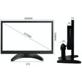 ZGYNK B1042 Portable High-Definition Metal Computer Monitor Display  Grootte:12 5 inch VGA AV HDMI BNC