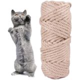 50m huisdieren hennep touw kat krasbord zwaard touw accessoires beschermen kat grip speelgoed grijpen materialen (8 mm)