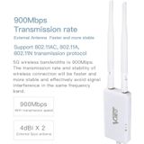 Draadloze routers  VONETS Mini Wireless Bridge 900Mbp WiFi repeater met 2 antennes (wit)